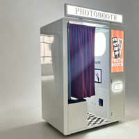 Cabina de Fotos DSLR Yixile en Oferta, Cabina de Fotos de Estilo Retro de Autoservicio para Centros Comerciales