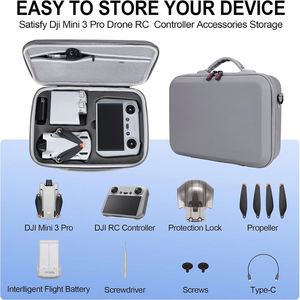 Étui de transport personnalisé en EVA, coque rigide, étui de rangement de voyage en EVA, étui de protection rigide imperméable pour DJI Mini 3 - Product Image 2