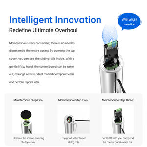 Tourniquet d'entrée sûr de sécurité de lobby numérique en verre de chantier de construction - Product Image 2