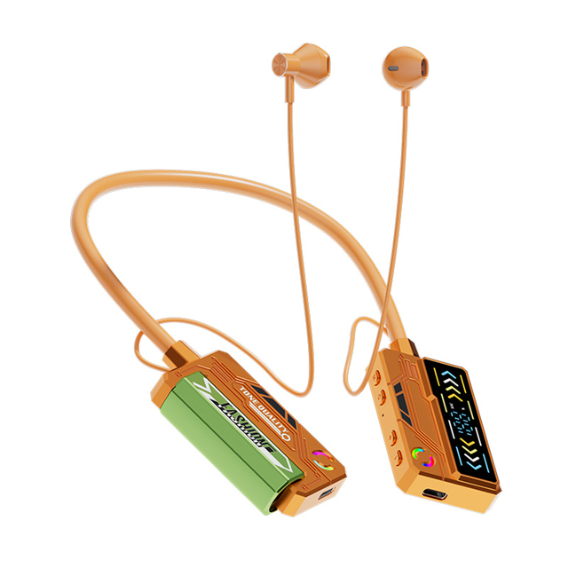 RK-C387 2025 New Sports Neckband Earphones with Longer Battery Life and Power Supply