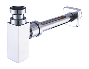 Trampa de agua de latón para lavabo de baño, sifón cuadrado para residuos, trampa para botellas, ND018 - Product Image 1