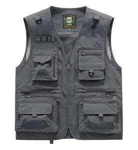 سترة عمل رجالية متعددة الاستخدامات للبيع بالجملة عبر الحدود، ملابس ترفيهية للعمل والأنشطة الخارجية وتسلق الجبال، بدون أكمام، دافئة ومتعددة الوظائف - Product Image 4