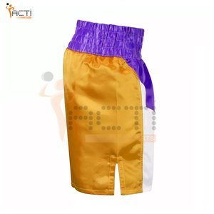 Imprimer nouveau Style Logo personnalisé Super élastique séchage rapide Short de boxe tissu boxe blanc Shorts de combat - Product Image 4