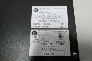 สวิตช์โอนถ่าย QS124065 Qwikswitch 65a 1 เฟส 240vac PLC - Product Image 1