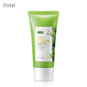 Fenyi chá verde lavagem do rosto soothe skin natural limpador de rosto 50g