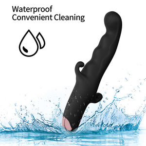 Nezend Oem Factory Sexspielzeug für Erwachsene Frauen <span class=keywords><strong>Black</strong></span> Rabbit Vibrator <span class=keywords><strong>Massage</strong></span> G-Punkt Hot Electric Dildo für <span class=keywords><strong>Lady</strong></span> Vibrator - Product Image 4
