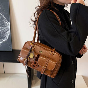 Luxury Women's Customized Logo 2026 New <b>Bag</b> Women's PU Leather Shoulder <b>Bag</b> - Product Image 2