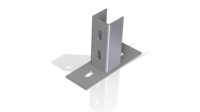 Rails de fixation pour panneaux solaires avec colliers intermédiaires et colliers d'extrémité, attaches SUS304, surface anodisée, modulaires pour projets photovoltaïques sur toiture
