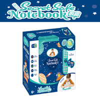 Carnet de notes à mot de passe créatif et mignon en forme de dessin animé pour enfants de 3 ans et plus, jouet éducatif en plastique ABS pour l'école