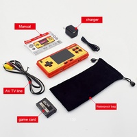 Console de jeu rétro portable de poche familiale avec écran de 3,0 pouces, 638 jeux intégrés, prise en charge de la sortie TV