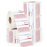 Étiquettes d'ingrédients UPC 58 mm x 60 mm, étiquettes adhésives thermiques pré-imprimées personnalisées, étiquettes de prix avec code-barres 58x40/58x60, autocollant pour supermarché
