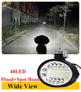 4inch 48led hình bầu dục trắng lũ chùm làm việc ánh sáng offroad lái xe độ sáng Spotlight dày xe ánh sáng cho máy kéo xe tải SUV - Product Image 6