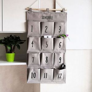 Organizador de Juguetes para Colgar Sobre la Puerta, con 12 Bolsillos Grandes para Guardar Cosas, en Oferta - Product Image 1
