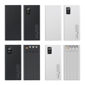พาวเวอร์แบงค์ชาร์จเร็ว 66W ความจุ 20000mAh รองรับ PD 22.5W ชาร์จได้สองทิศทาง พร้อมสายชาร์จสี่เส้น - Product Image 2