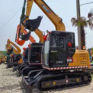 Excavadora Sany Sy 75C, Máquina de Construcción Hidráulica China, Usada, con Motor Cat Disponible, Precio Económico, Gran Eficiencia - Product Image 3