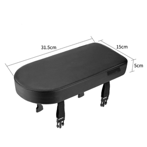 Coussin de selle arrière en PU super doux, durable et imperméable pour VTT, confortable, style simple, unisexe, pour adulte - Product Image 2
