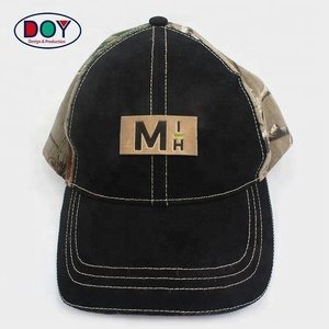 <strong>Clothes</strong> <strong>Label</strong> <strong>Maker</strong> Sew on Custom Debossed Printing Brand Name Logo Golden PU Leather Patch for Jeans - Product Image 2