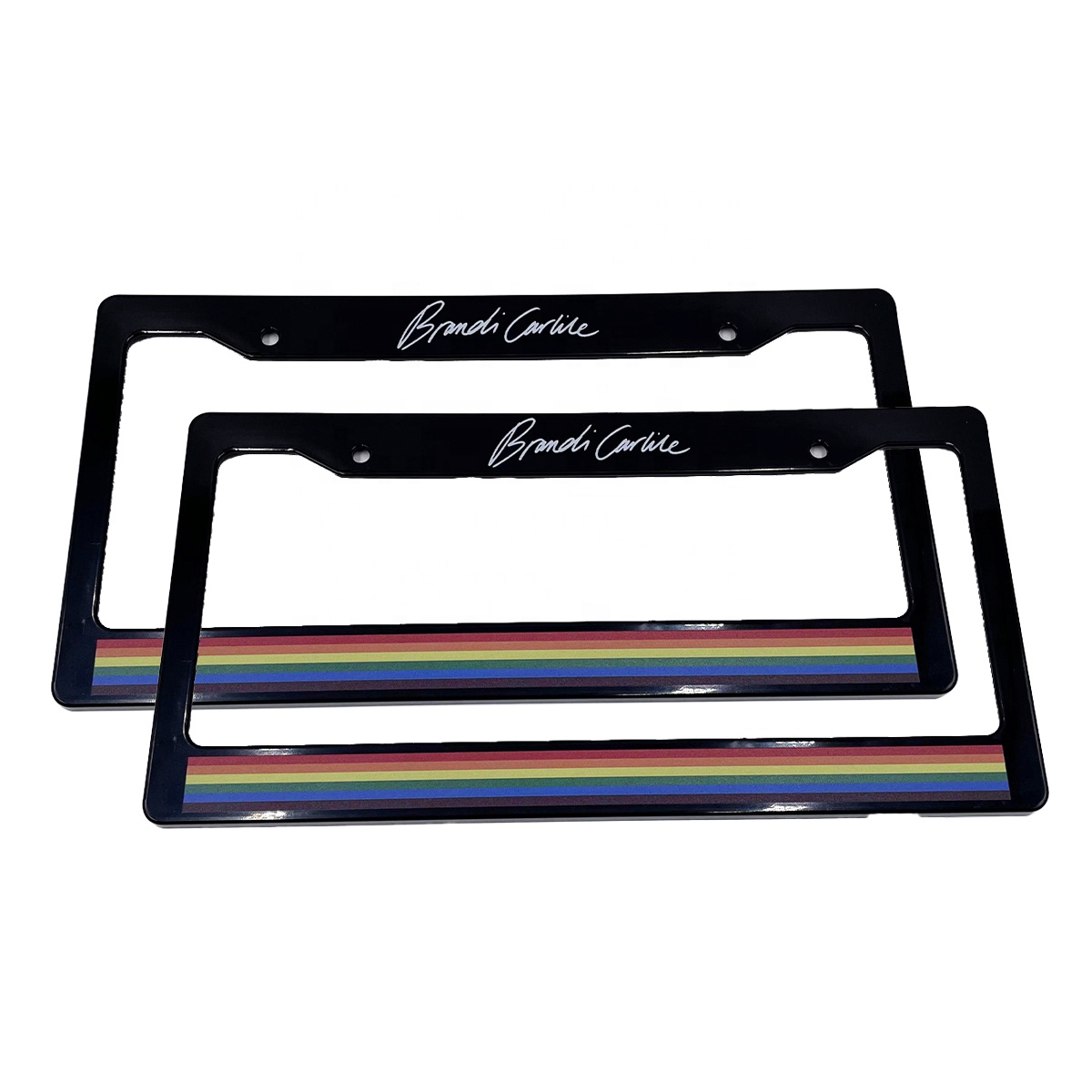 Оптовая продажа, индивидуальная пластиковая рамка для номерного знака автомобиля, рамка для номерного знака автомобиля