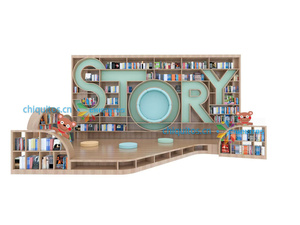 Chiquitos новый стиль библиотечная мебель классная книжная полка книжный магазин деревянные книжные полки дошкольного детского сада с уголком для чтения - Product Image 2