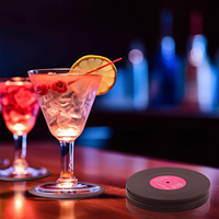Sous-verres personnalisés amusants en vinyle rétro – Cadeaux musicaux pour les amateurs de musique, idéal pour les anniversaires, la décoration intérieure, les cadeaux de pendaison de crémaillère et les mariages