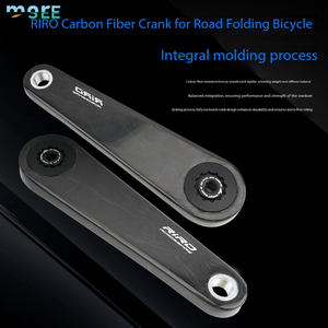Pédalier de vélo SeeMore Premium en fibre de carbone monocoque, bras de manivelle haute performance pour route/gravel, pédalier léger en carbone - Product Image 5