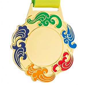 Personalizzato di alta qualità a buon mercato 3D vecchio classico oro metallo Golf Club metallo Sport premio medaglia - Product Image 2