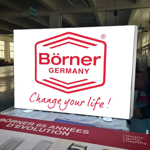 Trong nhà nhôm mỏng Flex dệt căng thẳng vải ngoài trời dẫn Dải dấu hiệu hộp Đèn biểu ngữ - Product Image 4