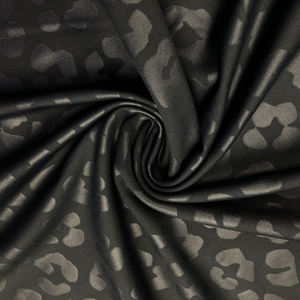 Dry Fit Cotton Like 4 Way Stretch Transpirable Poliéster <span class=keywords><strong>Leop</strong></span> Diseños Tela estampada para sujetadores deportivos y mallas - Product Image 2