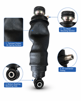 Amortisseur de suspension de cabine 23577668-1 pour camion lourd européen