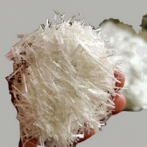 Fibre de verre résistante aux alcalis à 14,5 % de zircone, fibre coupée courte, brin coupé - Product Image 1