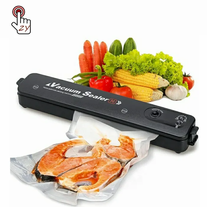Upgraded hot selling commercial portable hand vacuum food bag sealer second vacuum packaging rolls machine for vaccum packing
