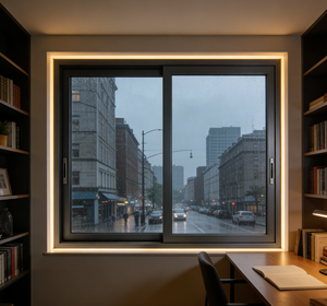 Portes et fenêtres coulissantes insonorisées en alliage d'aluminium à double vitrage, très demandées pour usage résidentiel en zones rurales - Product Image 2