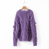 Nouveau design de pull de maternité fait à la main au crochet respirant de qualité supérieure pour l'hiver