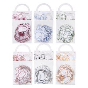 Paquete de 40 Pegatinas Autoadhesivas de Papel Brillante con <span class=keywords><strong>Dibujos</strong></span> de Plantas de la Serie Flower Blossom Deadline, Materiales para Manualidades y Scrapbooking - Product Image 5