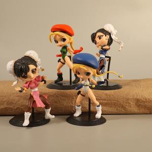 Juego de 4 Figuras de Anime de 13 cm, Street Fighter, Modelo de Juguete para Niños, Chun Li, Modelo de Chicas Sexys, Figura de Dibujos Animados de Manga - Product Image 2