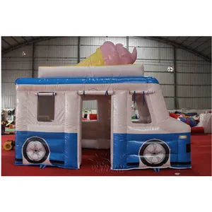 Inflatable Ice Cream Truck Tent Inflatable Ice-cream Stand Booth Inflatable Food Kiosk For Sale