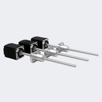 PrimoPal Promotion Moteur Pas à Pas Linéaire NEMA 6 14*14mm Bipolaire à Vis à Billes Hybride avec Fiche Technique, Actionneur Linéaire pour Usage Médical