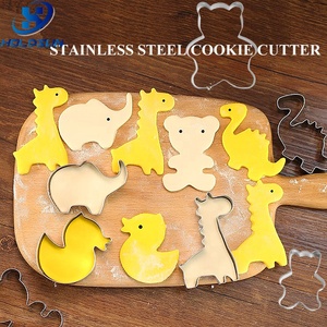 Thân Thiện Với Môi Thép Không Gỉ Giáng Sinh Gấu Bông Nhỏ Cookie Cutter Thực Phẩm An Toàn Kim Loại Giáng Sinh Cookie Công Cụ - Product Image 6