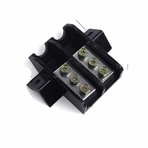 Screw <b>Terminal</b> Block 3 Pole Double Row Copper Contact For Welding Industrial Use - Product Image 4