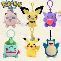 Figurines Pokémon originales, peluche Pikachu, poupée Charmander, poupée Bulbasaur, poupée en peluche mignonne, vente en gros