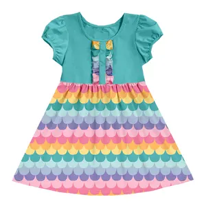 Twirl Girls' Dresses Children's Wear Summer Dresses Happy Easter Rabbit Girls dresses