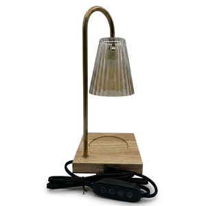 Lámpara de Escritorio Minimalista de Metal con Brazo Ajustable, Luz LED Blanca Cálida 2700K, Vida Útil de 30000 Horas, Regulable, CRI 80, para Dormitorio - Product Image 1