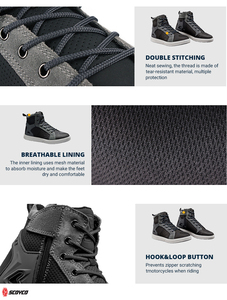 Scoyco Daily Wears <span class=keywords><strong>pas</strong></span> <span class=keywords><strong>cher</strong></span> belle Motocross vitesse équitation <span class=keywords><strong>moto</strong></span> Dirt Bike hommes décontracté bottes en cuir hommes chaussures <span class=keywords><strong>de</strong></span> sport - Product Image 3