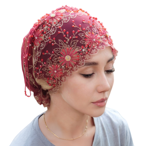 Yaseen <b>Ladies</b> <b>Wedding</b> Bridal Tassel <b>Hat</b> Eco-Friendly Breathable Four Seasons - Product Image 1