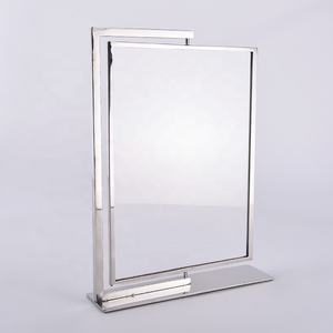 Porte-affiche A4 haut de gamme, support de prix rotatif Double face, support de <span class=keywords><strong>Promotion</strong></span> en métal A4, adhésif - Product Image 3