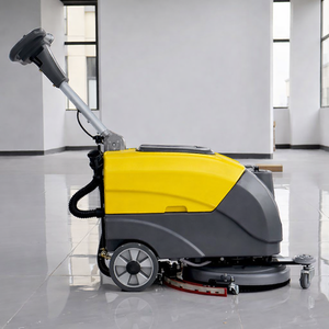 New X400 High Efficiency <b>Walk</b> Floor Scrubber Dryer Compact Commercial Industrial Floor Cleaning <b>Machine</b> Warehouse - Product Image 1
