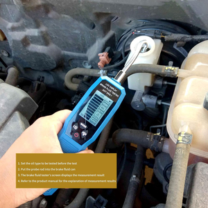 Strumento diagnostico per auto analizzatore rilevatore di olio per liquido freni digitale per il controllo del contenuto di umidità del punto 3,DOT4 o DOT5.1 - Product Image 6
