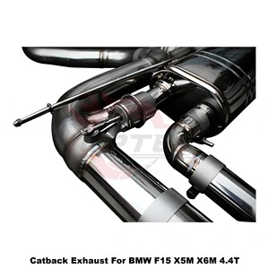 Sistema de Escape Electrónico con Válvulas Vortex Performance para BMW X5M X6M F85 F86 4.4T S63 V8 Sound - Product Image 5