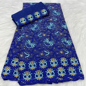 Lo último en tela de encaje de gasa suiza con Perfume africano, malla bordada de algodón tejido para vestidos de niños, tecnología suiza - Product Image 4