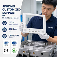 Moulage par injection de plastique médical ABS sur mesure, pièces de dispositifs OEM, certifié ISO, service professionnel de moulage par injection